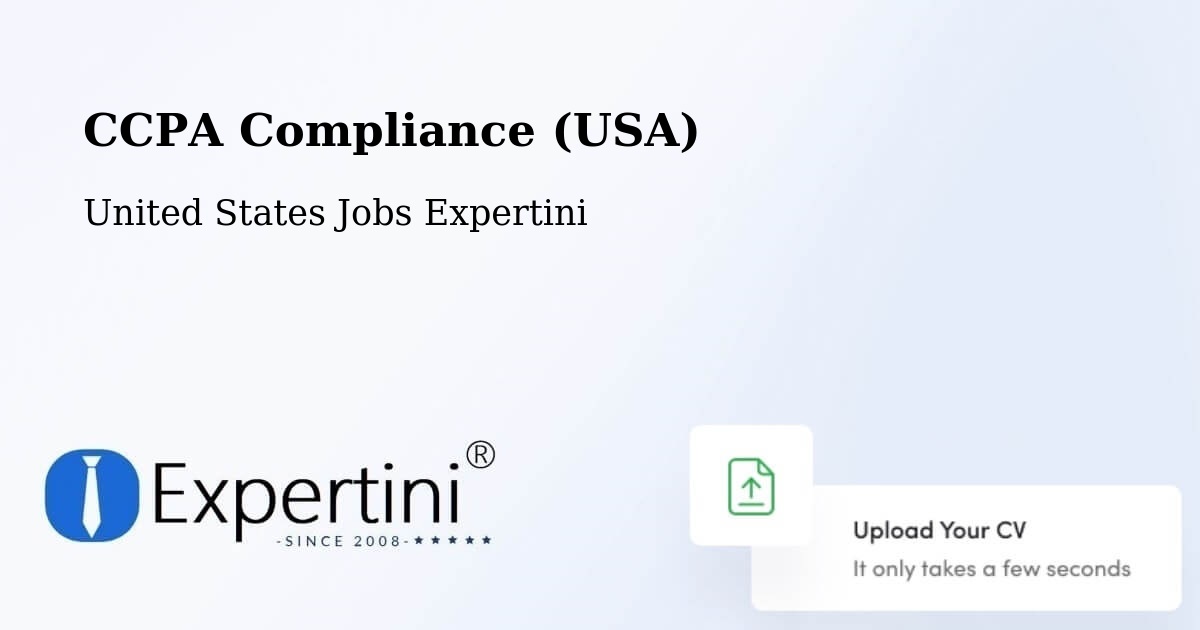 CCPA Privacy Rights & Compliance Notice – Lyons - United States Jobs Expertini