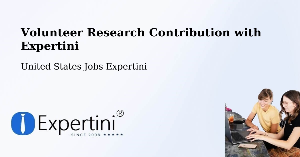 Volunteer Research Contribution Program – Lyons - United States Jobs Expertini