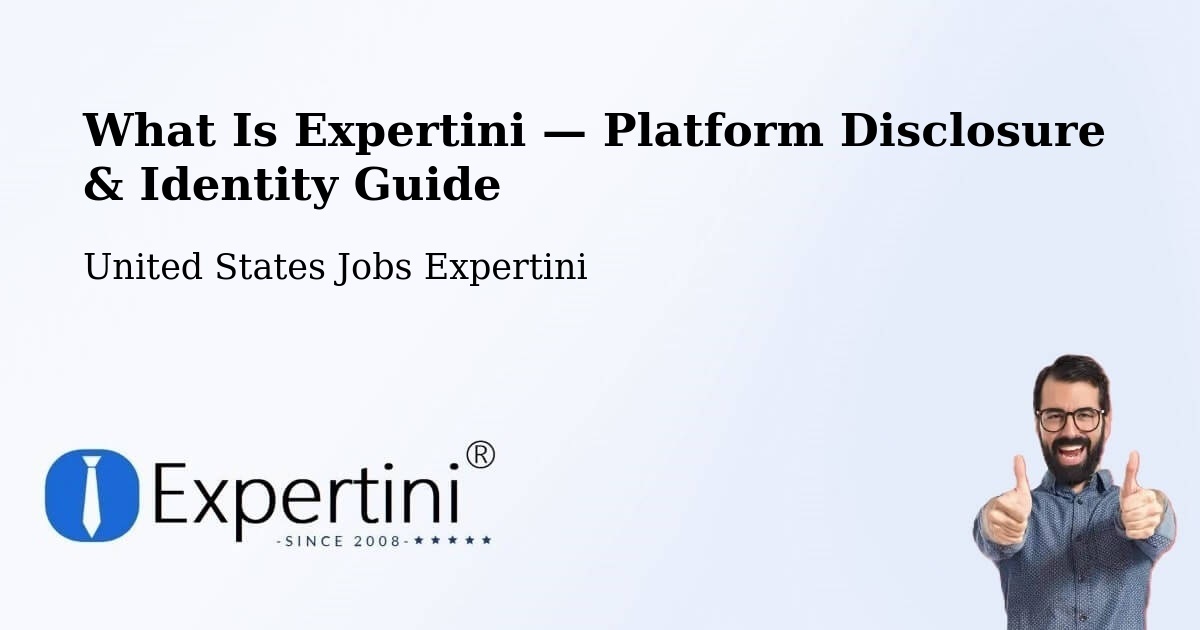 What Is Expertini — Platform Disclosure & Identity Guide – Lyons
